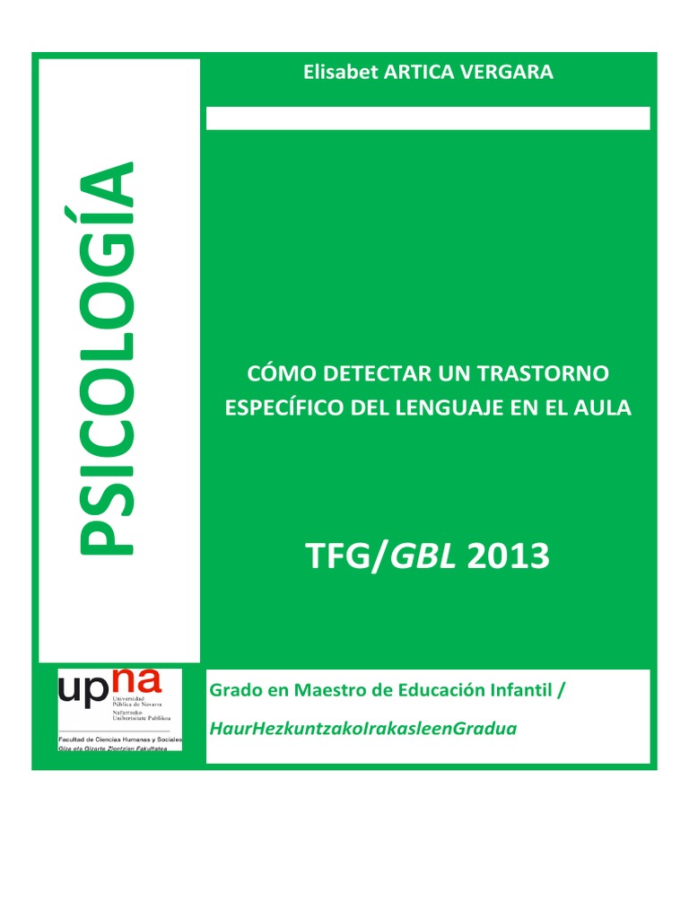 Detección de TEL PDF | PDF | Aquisición de idioma | Noam Chomsky