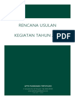 Rencana Usulan Kegiatan Tahun 2017: Uptd Puskesmas Tirtoyudo