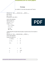 Downloadmela.com 50 Percentage Problems With Solutions