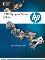 HP LFP Signage and Display