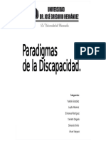 Portada Paradigmas de La Discapacidad PDF