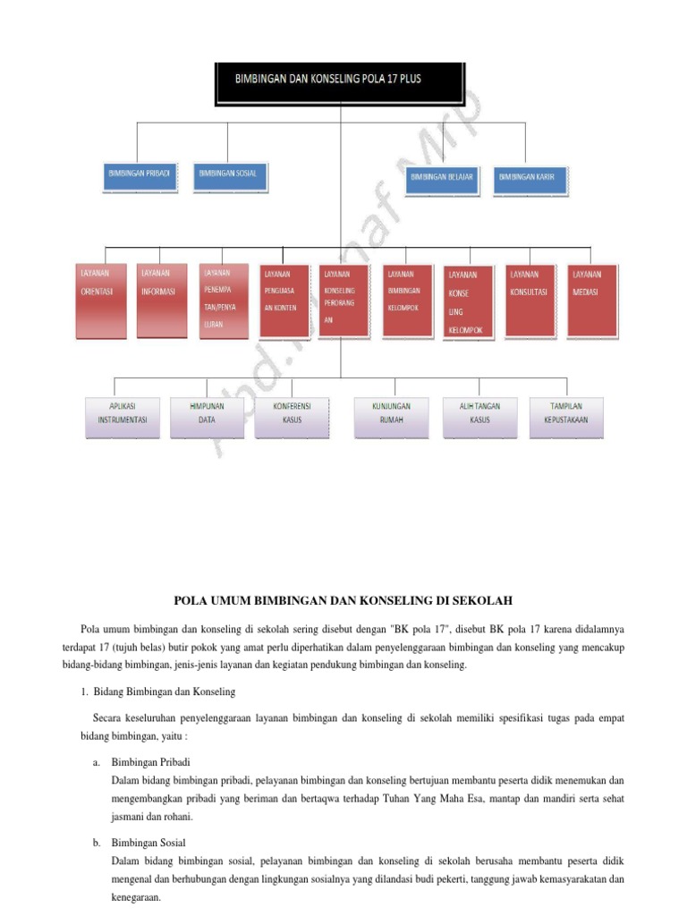 Pola Umum Bk Di Sekolah