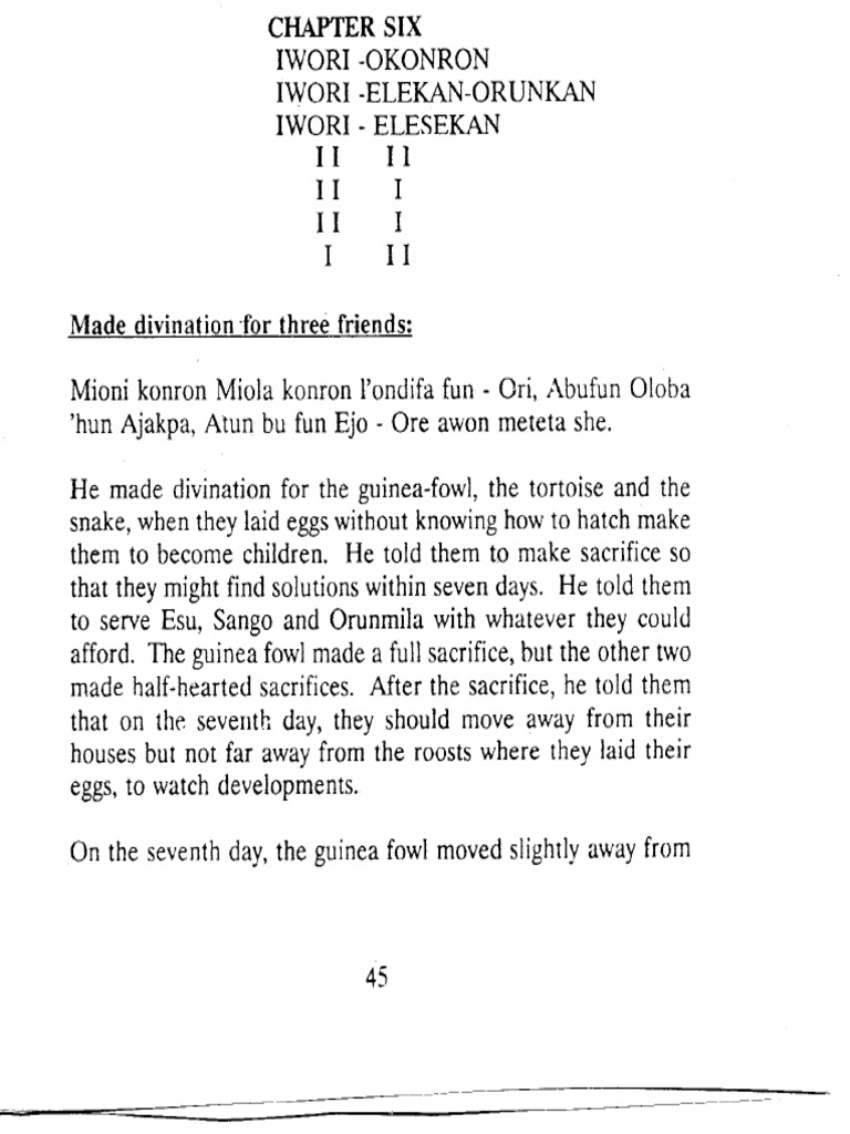Iwori Ii PDF | PDF