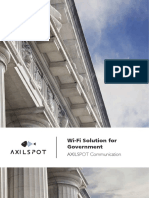 Wi-Fi Solution For Government: AXILSPOT Communication