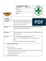 Sop Identifikasi Pasien