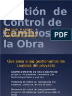 Gestión Control Cambios