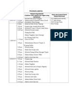 Program Lawatan Tarikh Masa Tempat Yang Dilawati (Catatkan Nama Tempat Dan Negeri Yang Berkenaan) Nama Dan Alamat Penuh Tempat Bermalam