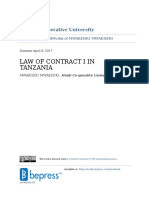 LAW OF CONTRACT IN TANZANIA (Part 1) by MWAKISIKI MWAKISIKI EDWARDS