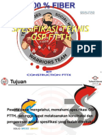 Spesifikasi Teknis Osp FTTH