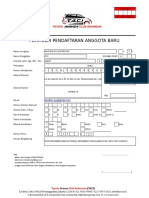 Formulir Pendaftaran TACI