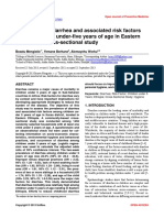 Prevalence of diarrhea and associated risk factors among children under-five years of age in Eastern Ethiopia A cross-sectional study.pdf