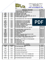 Listas de Cables 15-02-2016