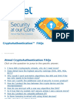 Cryptoauthentication™ Faqs: © 2014 Atmel Corporation 1