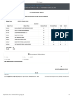 VTU Provisional Result: Nomenclature / Abbreviations