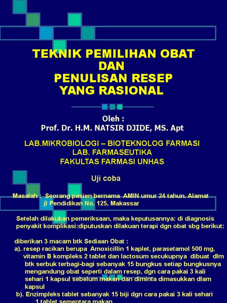 TEKNIK PENULISAN RESEP Co ASppt