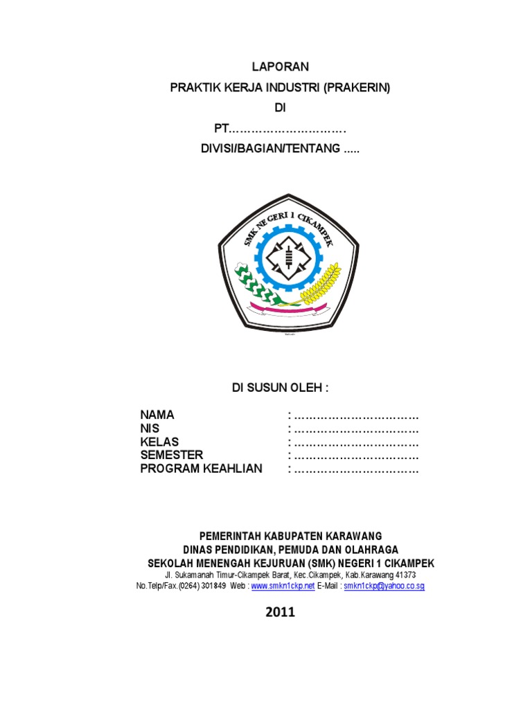 Contoh Laporan Pkl Listrik