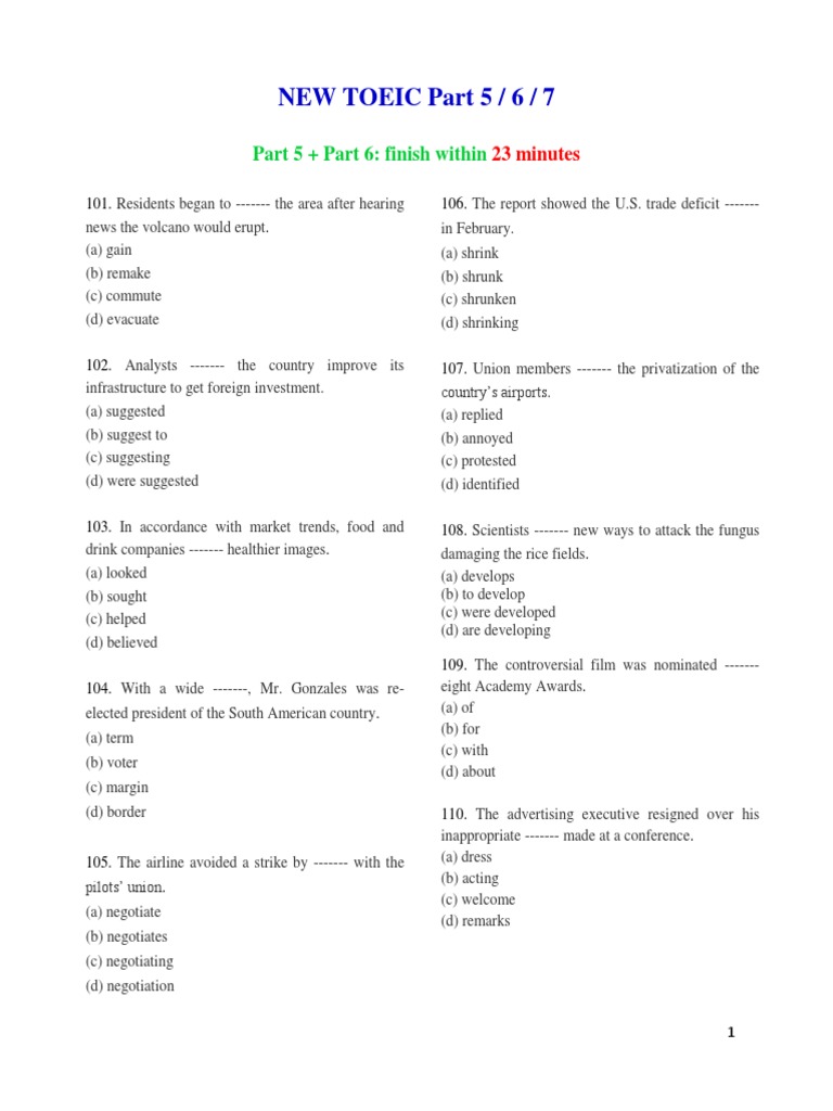 Đề 8 - Tailieubachkhoa TOEIC | PDF | Grocery Store | Saint Petersburg