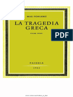 Max Pohlenz-La Tragedia Greca. Vol. 1-Paideia (1961) PDF