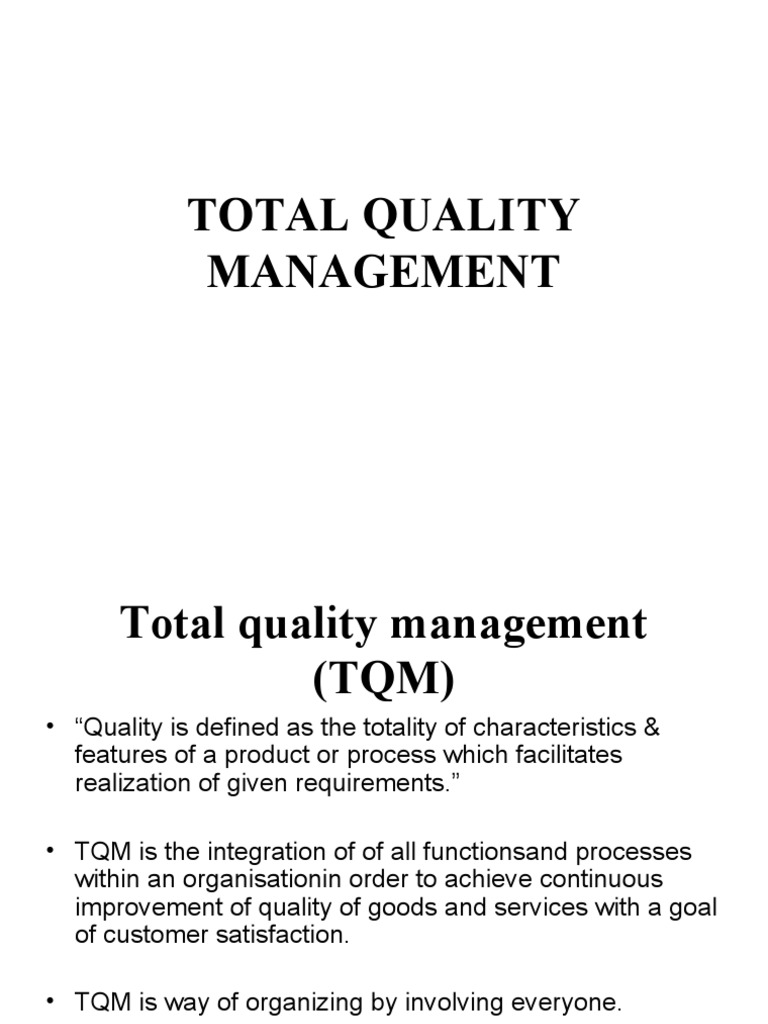 Quality Management | PDF | Quality Management | Analysis