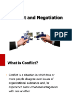 Conflict and Negotiation