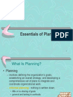 Essentials of Planning