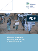 Minimum Standards: Regarding Staff Security in Humanitarian Aid