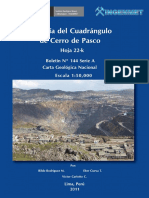 Geologia- Cuadrangulo de Cerro de Pasco (22-K) 1[1]
