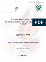 Tanda Ikut Serta Modul 1 Dan 2 STBM