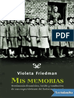 Mis Memorias - Violeta Friedman