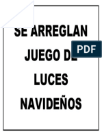 Se Arreglan Juego de Luces Navideños