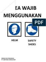 Area Wajib Menggunakan