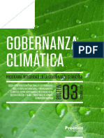 Boletín Gobernanza Climática N°3