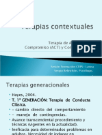 Presentación A Las Terapias Contextuales