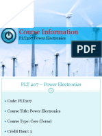 Course Information - PLT207 - Power Electronics - Atan - Edit