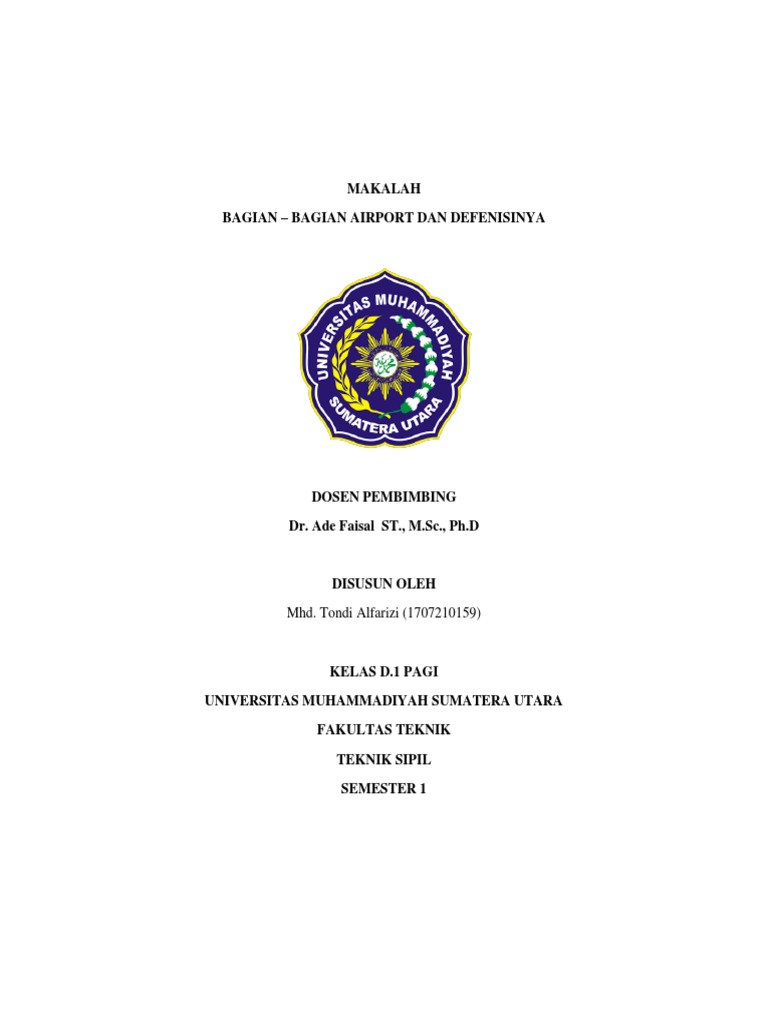 Bagian-Bagian Layout Bandara | PDF