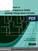 Duran Leblebici, Yusuf Leblebici Fundamentals of High-Frequency CMOS Analog Integrated Circuits PDF