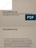 Poliomyelitis