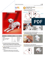 Dalmatian: Assembly Instructions: Assemble The Head