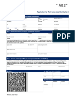 Apply for Airport Restricted Area Identity Card