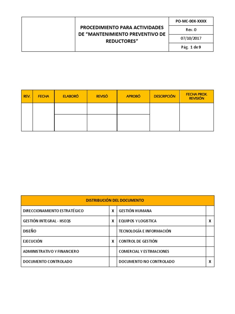 Mantenimiento Preventivo Reductores | PDF | Engranaje | Science