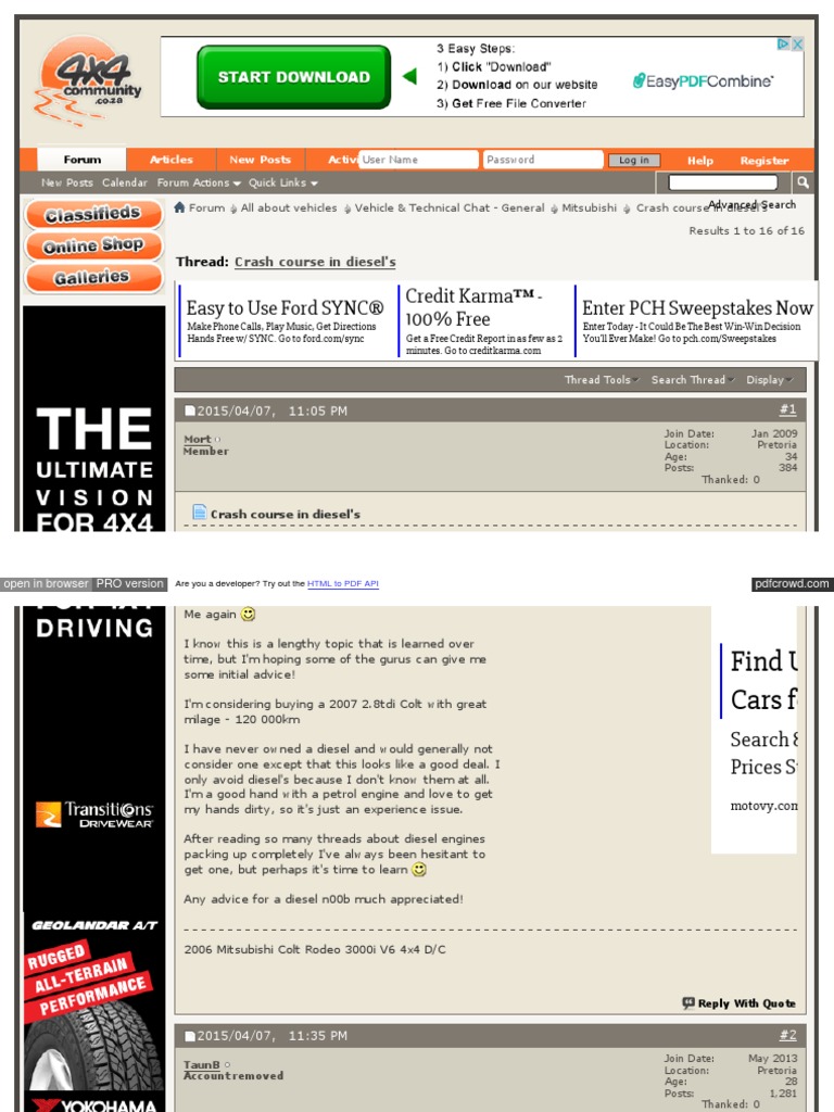 Www 4x4community Co Za Forum Showthread Php 217746 Crash Cou | V6 ...