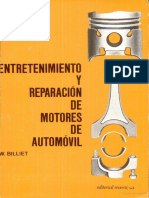 Entretenimiento y Reparacion de Motores de Automovil W Billiet PDF