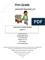 Guide Reading Level - Grade1