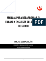 Manual Ensayo - Encuesta