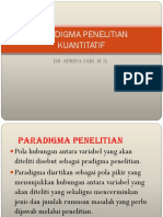 5-Paradigma Penelitian Kuantitatif