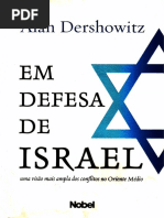 Alan Dershowitz - Em Defesa de Israel