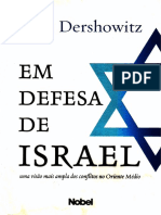 Alan Dershowitz - em Defesa de Israel