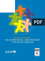 Inclusion Social, discapacidad y Políticas Publicas-unicef