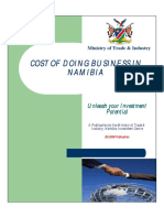 Cost of Doing Business in Namibia