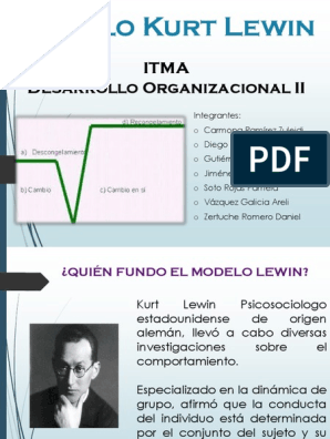 Modelo Lewin | PDF | Planificación | Comportamiento